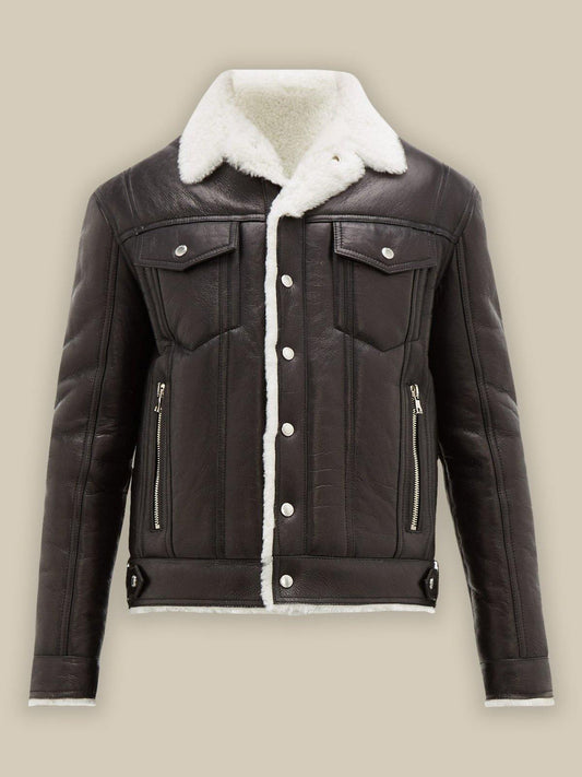 Men’s Streetstyle Shearling Jacket