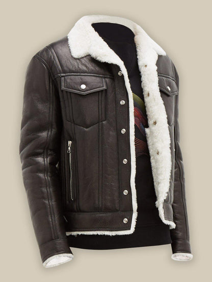 Men’s Streetstyle Shearling Jacket