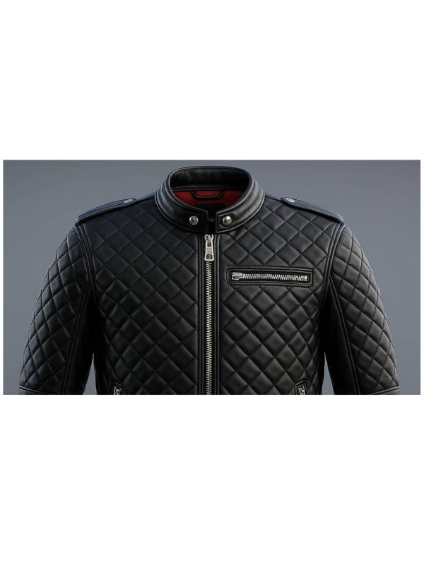Edward Black Leather Jacket - Men Leather Jacket Black