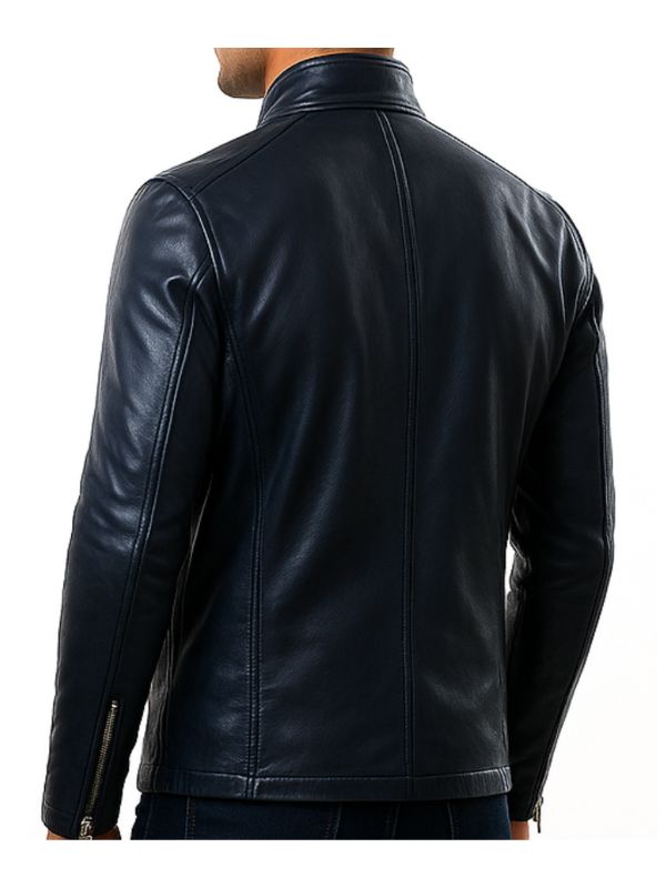 Elijah Black Leather Jacket - Men Leather Jacket Black