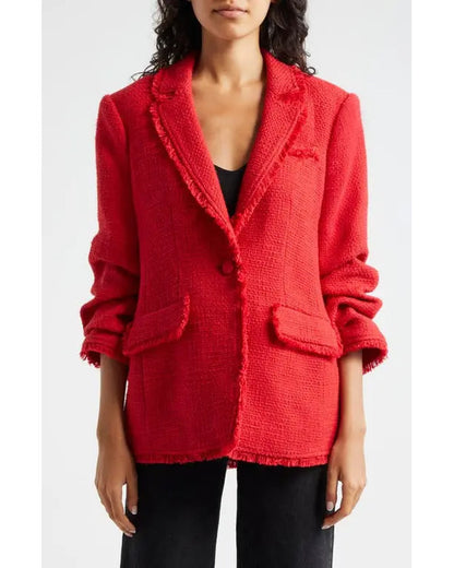The Today Show 2025 Hoda Kotb Red Blazer