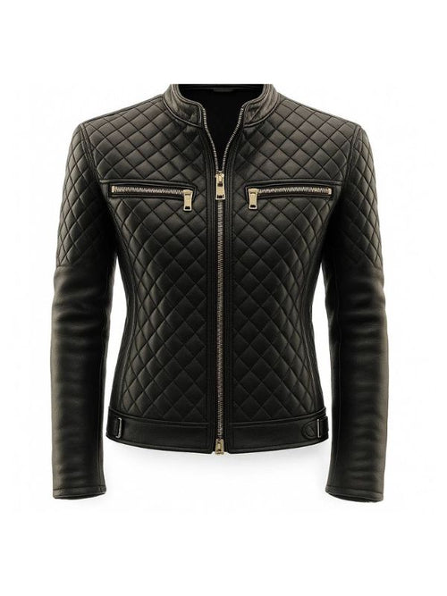 Finn Black Leather Jacket - Men Leather Jacket Black