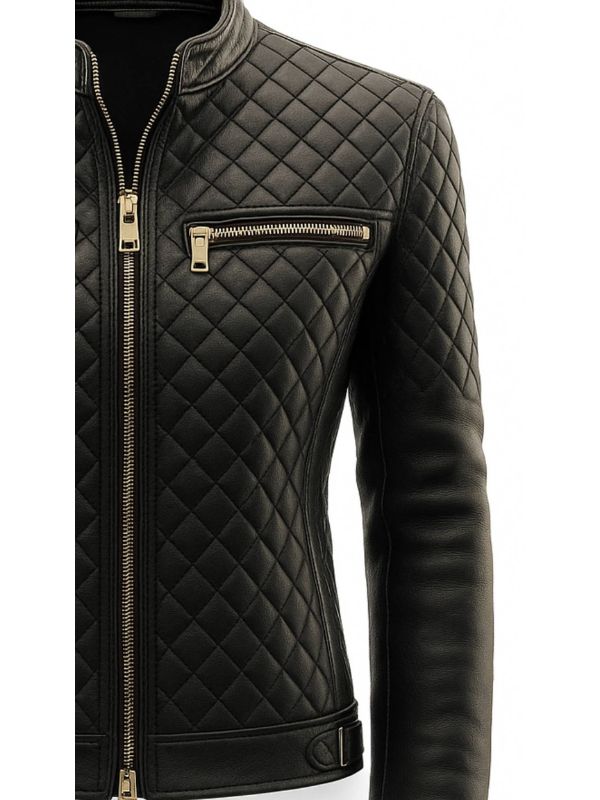 Finn Black Leather Jacket - Men Leather Jacket Black