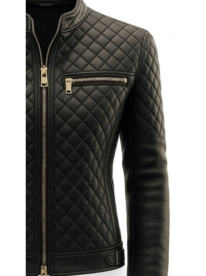 Finn Black Leather Jacket - Men Leather Jacket Black