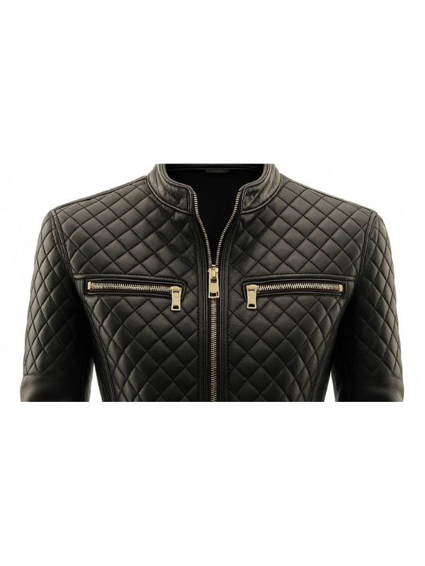 Finn Black Leather Jacket - Men Leather Jacket Black