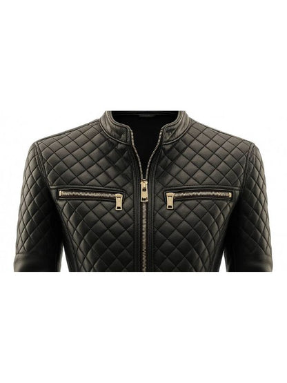 Finn Black Leather Jacket - Men Leather Jacket Black