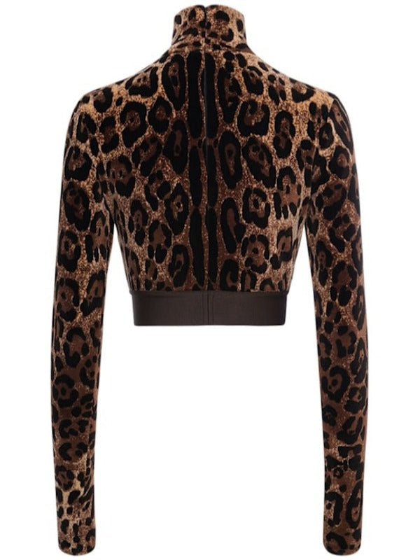 Selling The City 2025 Eleonora Srugo Leopard Crop Top
