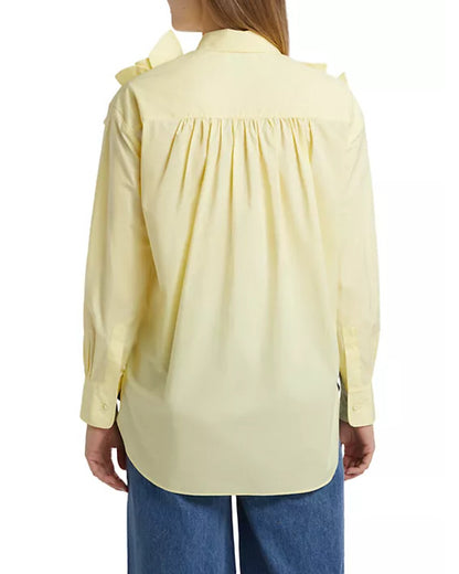 The View 2025 Sunny Hostin Yellow Rose Applique Shirt