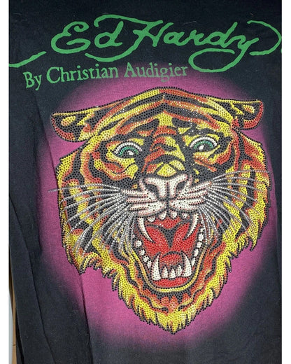 The View 2025 Cheech Marin Black Tiger Print T-Shirt
