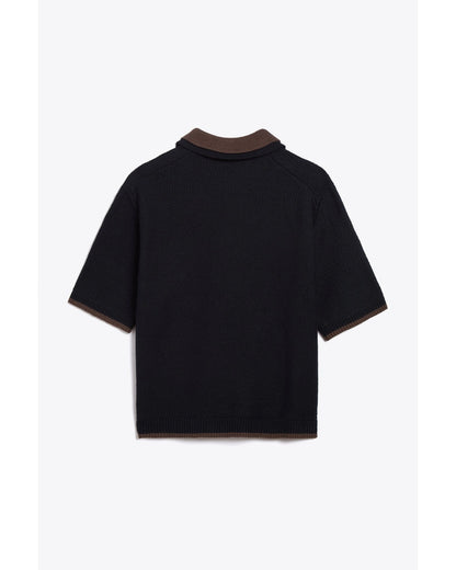 The View 2025 Bowen Yang Black Polo Shirt
