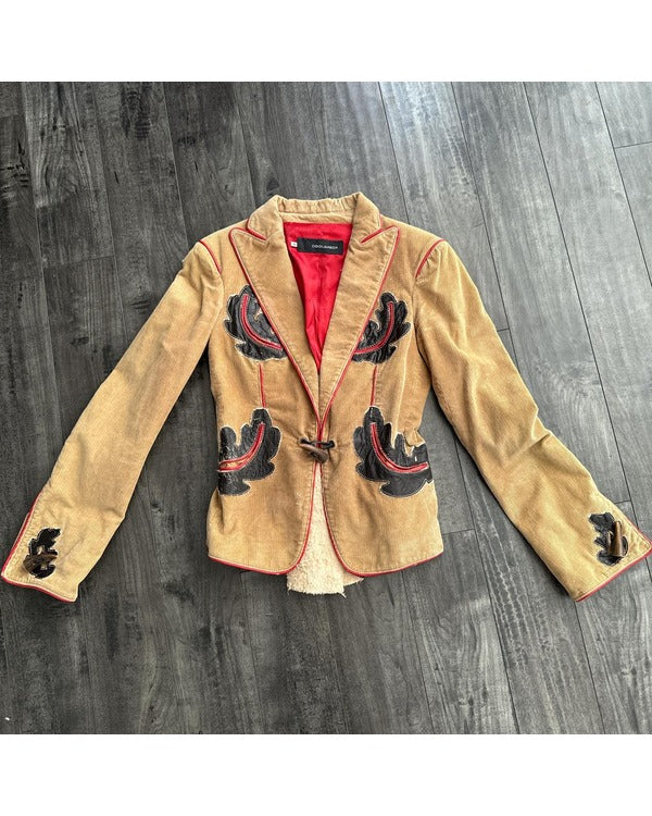 The Today Show 2025 Sabrina Carpenter Brown Corduroy Blazer