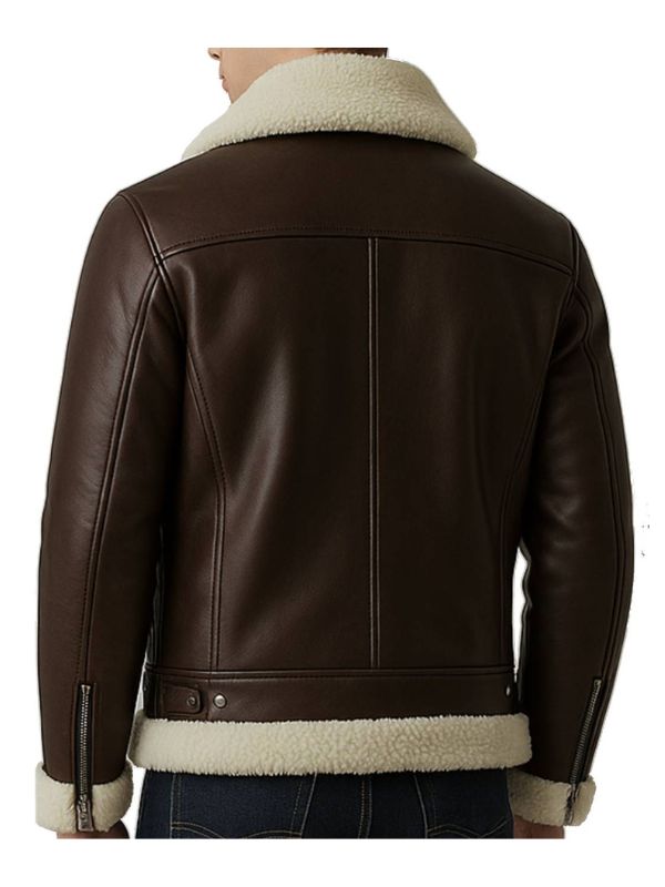 Hudson Leather Brown Jacket - Men Leather Jacket Brown