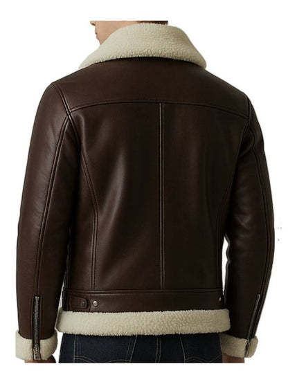 Hudson Leather Brown Jacket - Men Leather Jacket Brown