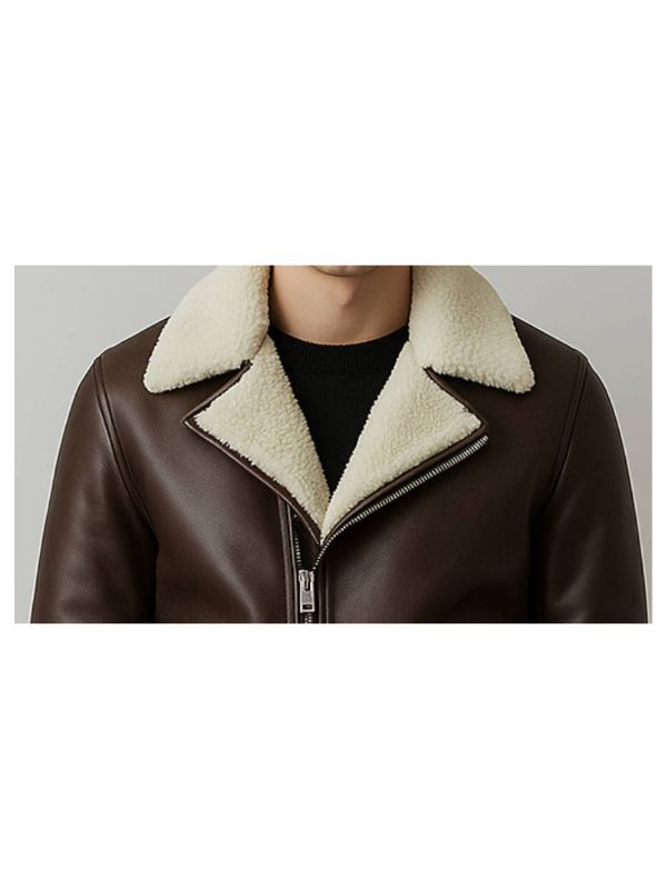 Hudson Leather Brown Jacket - Men Leather Jacket Brown