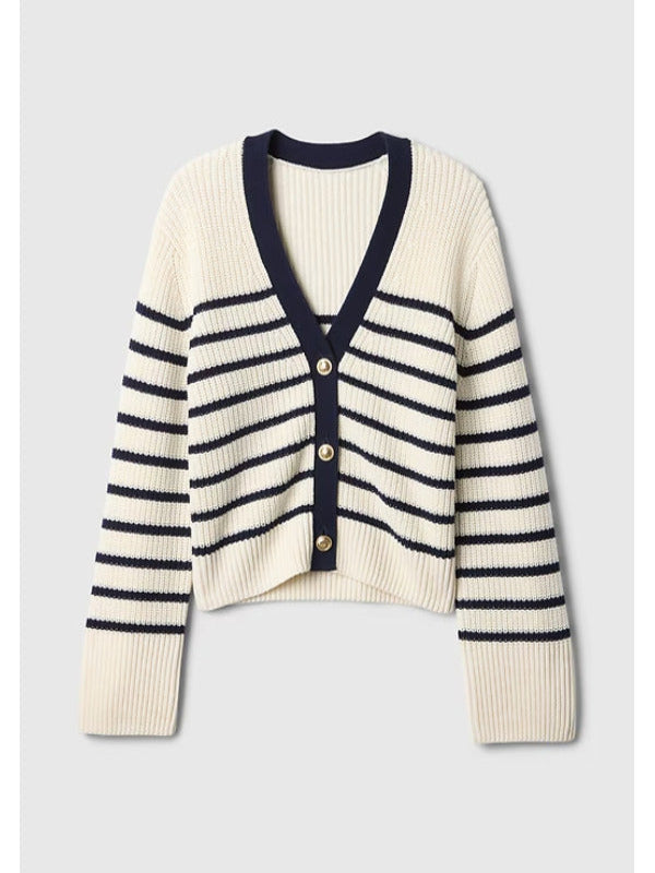 Ransom Canyon 2025 Lizzy Greene Stripe Ribbed Cardigan