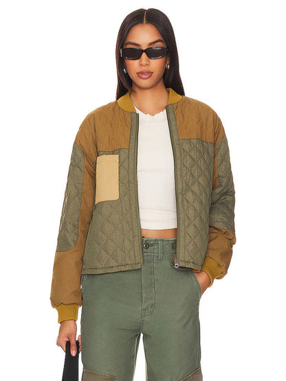 Ransom Canyon 2025 Minka Kelly Green Colorblock Puffer Jacket