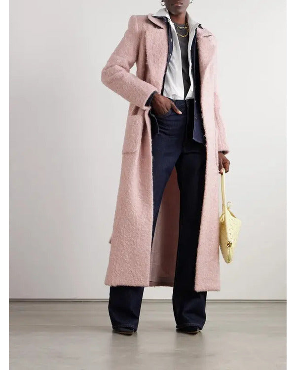 The Today Show 2025 Jenna Bush Hager Pink Fuzzy Coat