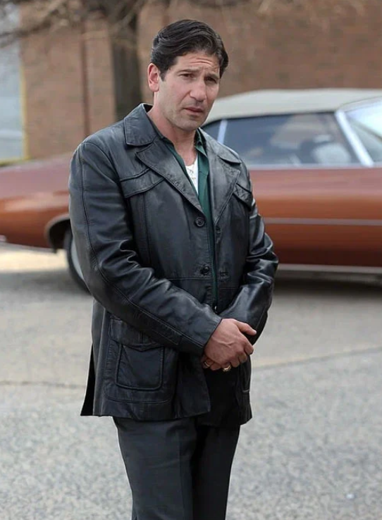 Jon Bernthal The Many Saints of Newark Leather Trench Coat