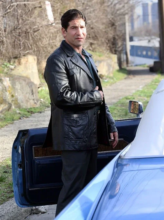Jon Bernthal The Many Saints of Newark Leather Trench Coat