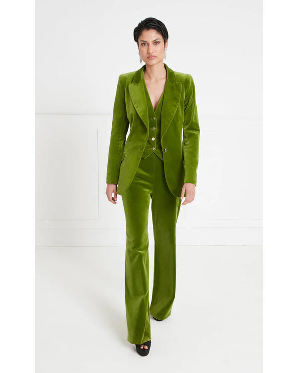 The One Show 2025 Harriet Walter Green Velvet Blazer