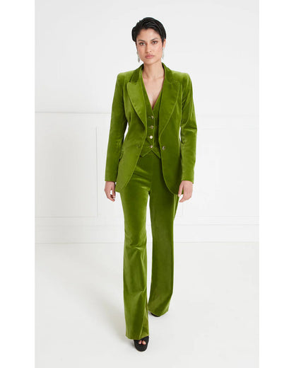 The One Show 2025 Harriet Walter Green Velvet Blazer