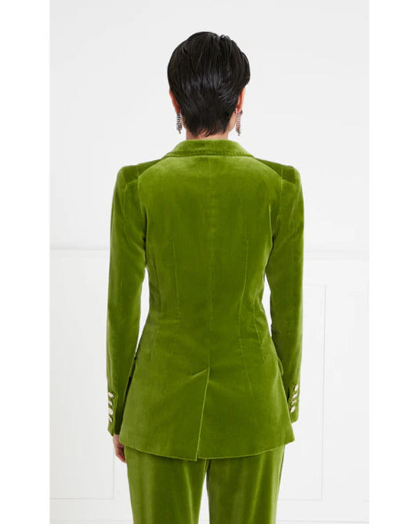 The One Show 2025 Harriet Walter Green Velvet Blazer
