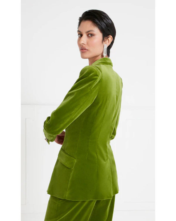 The One Show 2025 Harriet Walter Green Velvet Blazer