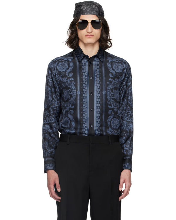 The Today Show 2025 Bert Kreischer Blue Printed Shirt