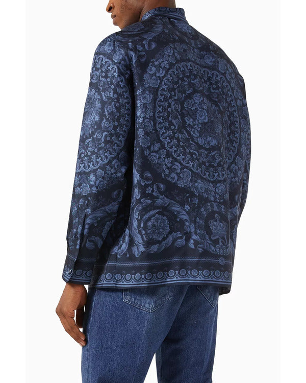 The Today Show 2025 Bert Kreischer Blue Printed Shirt