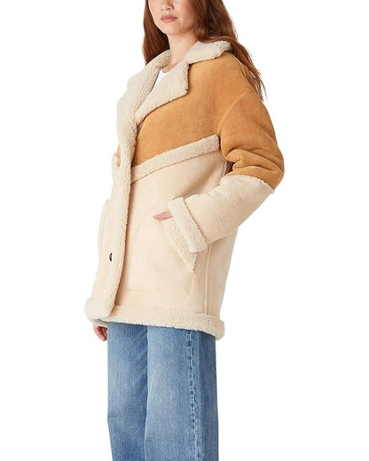 The Today Show 2025 Jenna Bush Hager Brown Sherpa Jacket