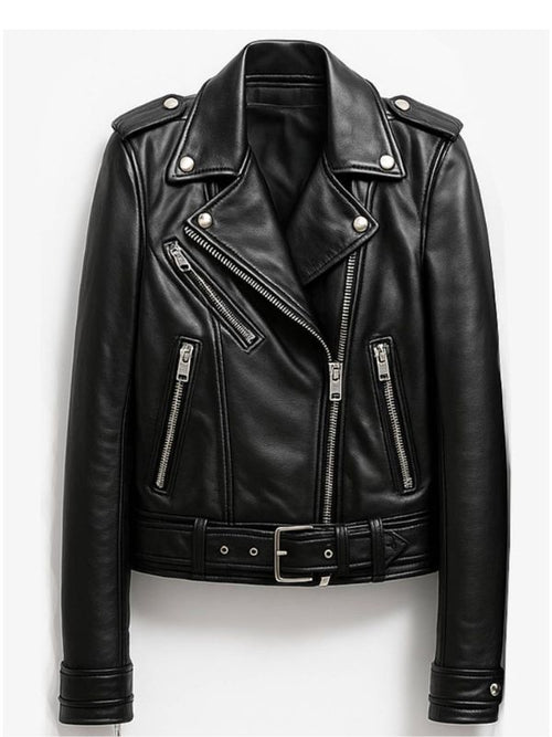 Louis Black Leather Jacket - Men Leather Jacket Black