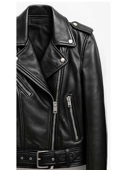 Louis Black Leather Jacket - Men Leather Jacket Black