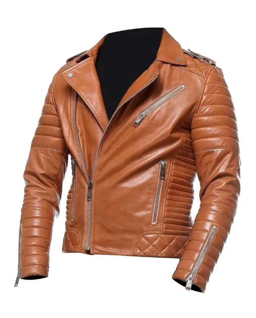 Mens Motorcycle Leather Jacket