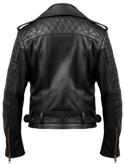 Men Black Biker Leather Jacket - Biker Jacket For Men