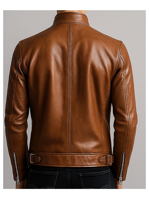 Men Brown Leather Jacket - Leather Jacket Brown