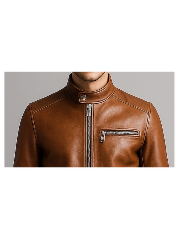 Men Brown Leather Jacket - Leather Jacket Brown