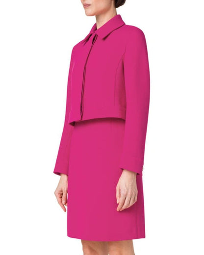The Today Show 2025 Anne Thompson Pink Cropped Jacket