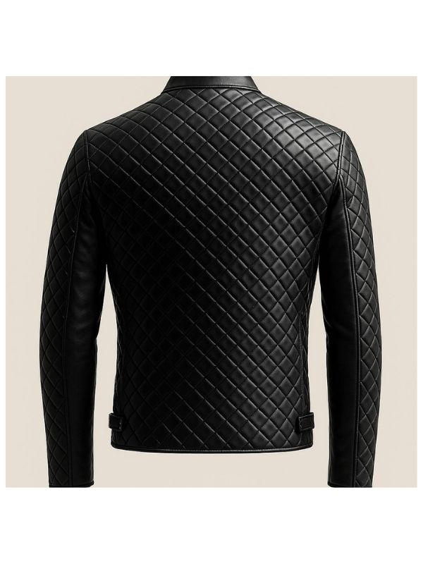 Ollie Black Leather Jacket - Men Leather Jacket Black