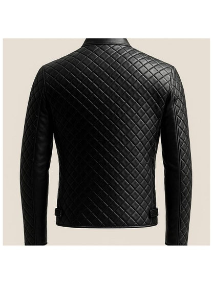 Ollie Black Leather Jacket - Men Leather Jacket Black