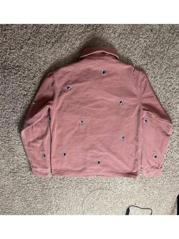 Old Guy 2025 Cooper Hoffman Pink Ice Cream Shirt Jacket