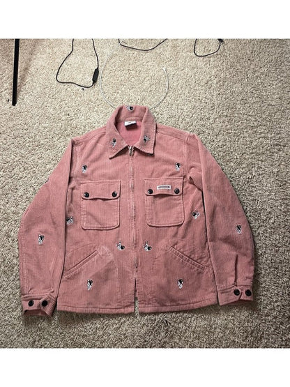 Old Guy 2025 Cooper Hoffman Pink Ice Cream Shirt Jacket