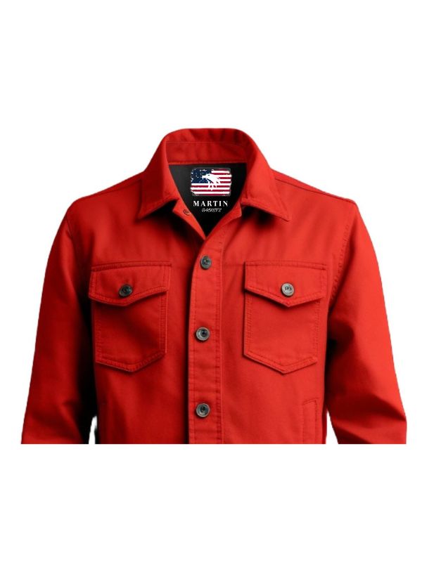 Red Cotton Shirt