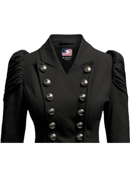 Women Military Style Cotton Jacket