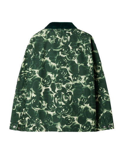 The Residence 2025 Taran Killam Green Rose Print Jacket