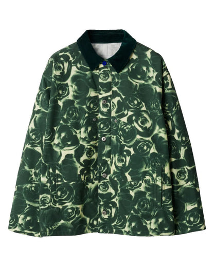 The Residence 2025 Taran Killam Green Rose Print Jacket