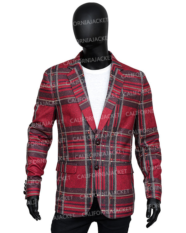 #Xmas 2022 Brant Daugherty Plaid Blazer