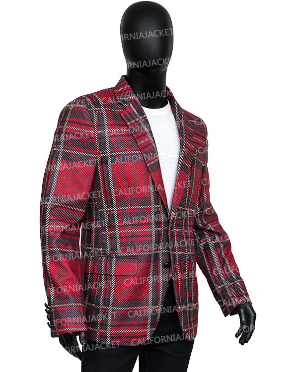 #Xmas 2022 Brant Daugherty Plaid Blazer