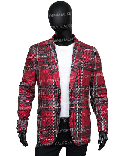 #Xmas 2022 Brant Daugherty Plaid Blazer