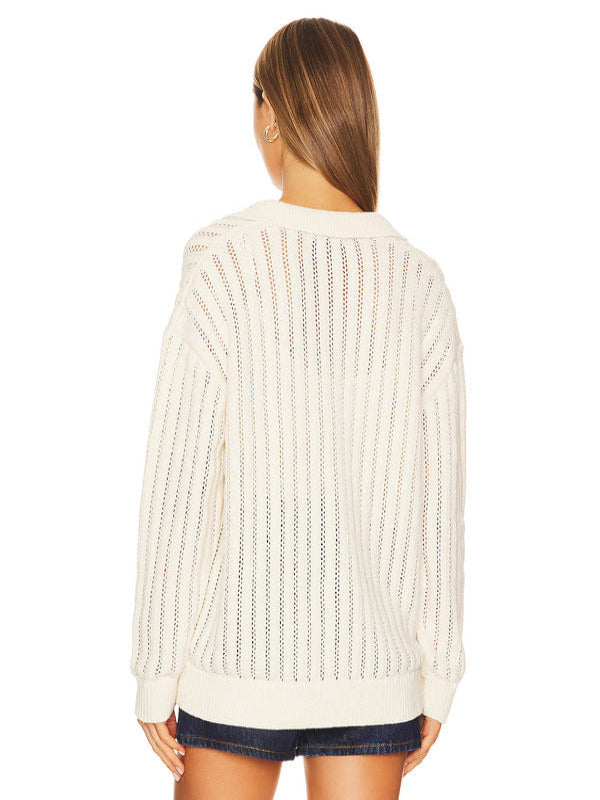 When The Phone Rings 2025 Chae Soo-Bin White Knit Cardigan