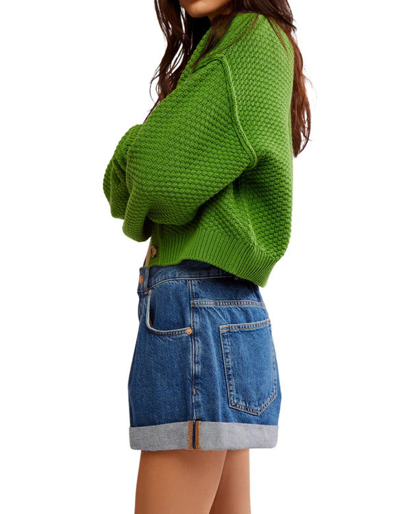 The Hunting Party 2025 Green Knit Cardigan